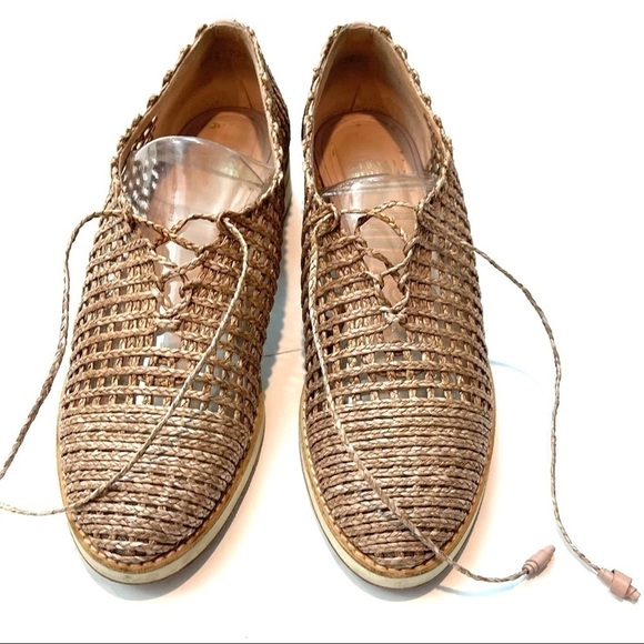 Stewart Weitzman Raffia Woven Loafer - Picture 3 of 11